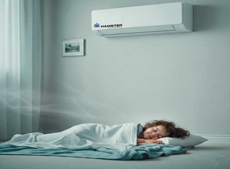 HamsterTri-Hybrid Split AC, Whisper Quiet